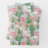 Preppy kerst inpakpapier (In situ)