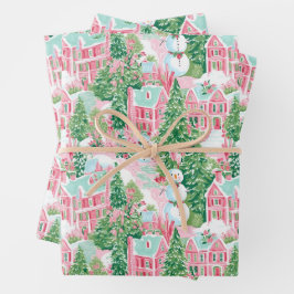 Preppy kerst inpakpapier