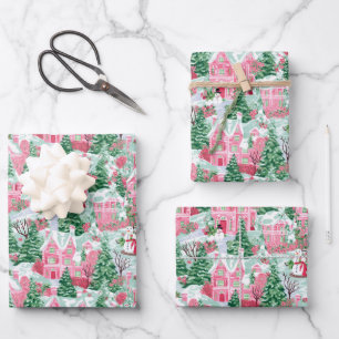 Preppy kerst inpakpapier