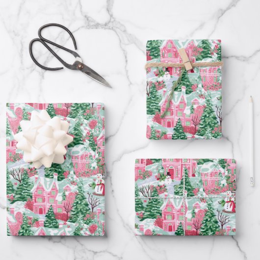 Preppy kerst inpakpapier (Voorkant)