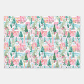 Preppy kerst inpakpapier (Voorkant)