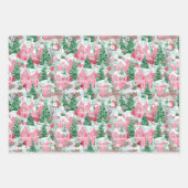 Preppy kerst inpakpapier vel (Voorkant 3)