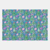 Preppy kerst inpakpapier vel (Voorkant)