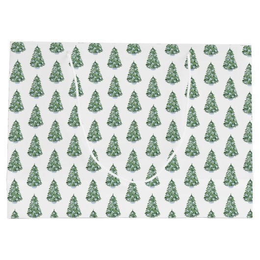 Preppy kerstbruiloft gemaakt van eerlijkheid Dank Groot Cadeauzakje (Achterkant)