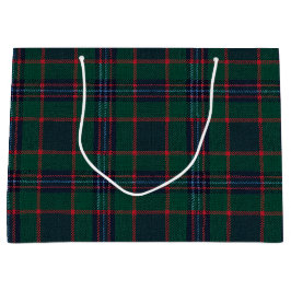 Preppy Kerstmis Donkergroen Geruit II Groot Cadeauzakje