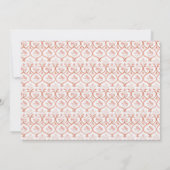 Preppy Kerstmis Luipaard Crest Monogram Kaart (Achterkant)