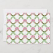 Preppy Kerstmis Luipaard Wapen Monogram  Kaart (Achterkant)