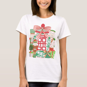 Preppy Kerstmis met Nutcrackers & Ginger Jar T-shirt