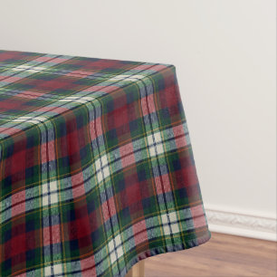 Preppy Kerstmis Plaid Tafelkleed