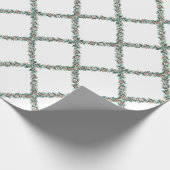 Preppy kersttrellis cadeaupapier (Hoek)