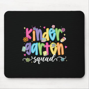 Preppy Kindergarten Squad Team Crew Teacher Terug  Muismat