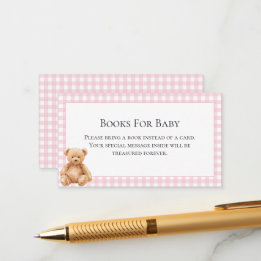 Preppy Klassieke Teddybeer Baby Shower Bijlage
