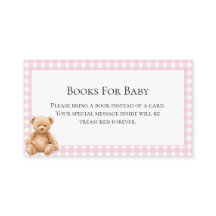 Preppy Klassieke Teddybeer Baby Shower  Bijlage