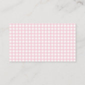 Preppy Klassieke Teddyshower QR-code Informatiekaartje (Achterkant)