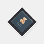 Preppy Klassieke Teddyshower Servet (Hoek)