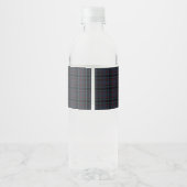 Preppy Klassieke Teddyshower Waterfles Etiket (Achterkant)