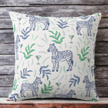 Preppy Klassieke Zebras en Martini's Wit