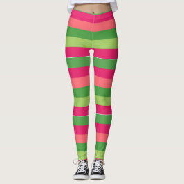 Preppy kleuren-leggings leggings