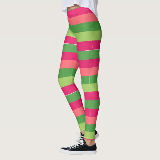 Preppy kleuren-leggings leggings (Links)