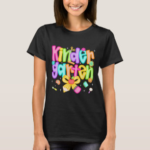 Preppy kleuterschool terug naar school leraar kind t-shirt