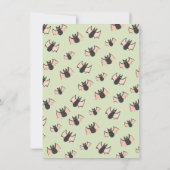 Preppy kostuums en cocktails Halloween Kaart (Achterkant)