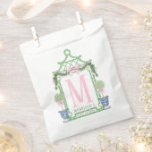 Preppy Krans met Pink Gingham Bow | Baby Shower Bedankzakje (Geknipt)