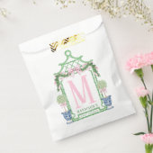 Preppy Krans met Pink Gingham Bow | Baby Shower Bedankzakje (Gezegeld)