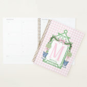Preppy Krans met Pink Gingham Bow Planner (Display)