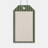 Preppy Kustkreeft Eerste Verjaardag Cadeaulabel (Achterkant)