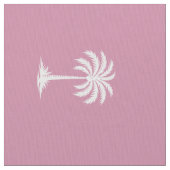 Preppy Kustpalmboom op Stof Roze (Close Up)