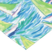 Preppy kustzeilboten tafelkleed (Gekanteld)