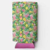 Preppy Lemon Tropische Cocktails | Monogram Seltzer Blikjeskoeler (Achterkant)