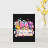 Preppy levert eerste klas Happy Last Day of School Kaart (Gele Bloem)