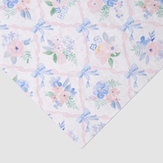 Preppy Licht Roze stevige kleur Tissuepapier (Detail)