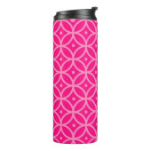 Preppy Lichtroze Thermosbeker (Gedraaid links)