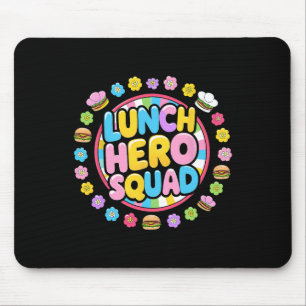 Preppy Lunchdame Squad Lunch Heldin terug naar sch Muismat