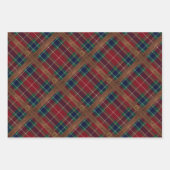 Preppy Lux Kerstmis Plaid II Inpakpapier Vel (Voorkant 2)