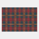 Preppy Lux Kerstmis Plaid II Inpakpapier Vel (Voorkant)