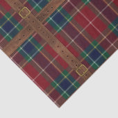 Preppy Lux Kerstmis Plaid II Tissuepapier (Detail)