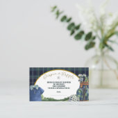 Preppy Luxury Golf Baby Shower Diaper Raffle Informatiekaartje (Staand voorkant)