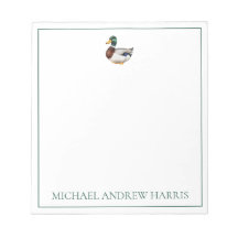 Preppy Mallard Duck gepersonaliseerd