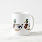 Preppy Mallard Duck-monogram Koffiemok (Voorkant rechts)