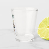 Preppy Mallard Duck-monogram Shot Glas (Rechts)