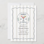 Preppy Margs & Matrimony Bruiloftsfeest Kaart (Voorkant)