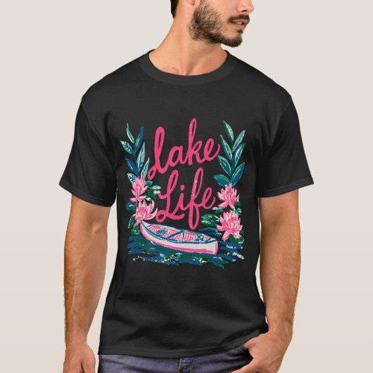 Preppy Meer Leven Design T-shirt (Voorkant)