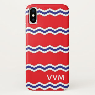 PREPPY Monogram Minimalistische Bloklettering iPho Case-Mate iPhone Case