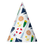 Preppy Nautical Birthday Party Feesthoedjes (Links)