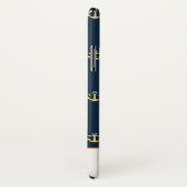 Preppy Nautical ⎢ Monogram iPhone case (Achterkant / rechts)