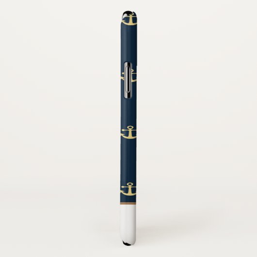 Preppy Nautical ⎢ Monogram iPhone case (Achterkant / rechts)