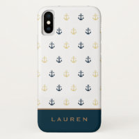 Preppy Nautical ⎢ Monogram iPhone case